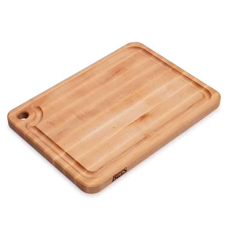 John Boos Prestige Wood Edge Grain Cutting Board w/ Juice Groove (Open Box)