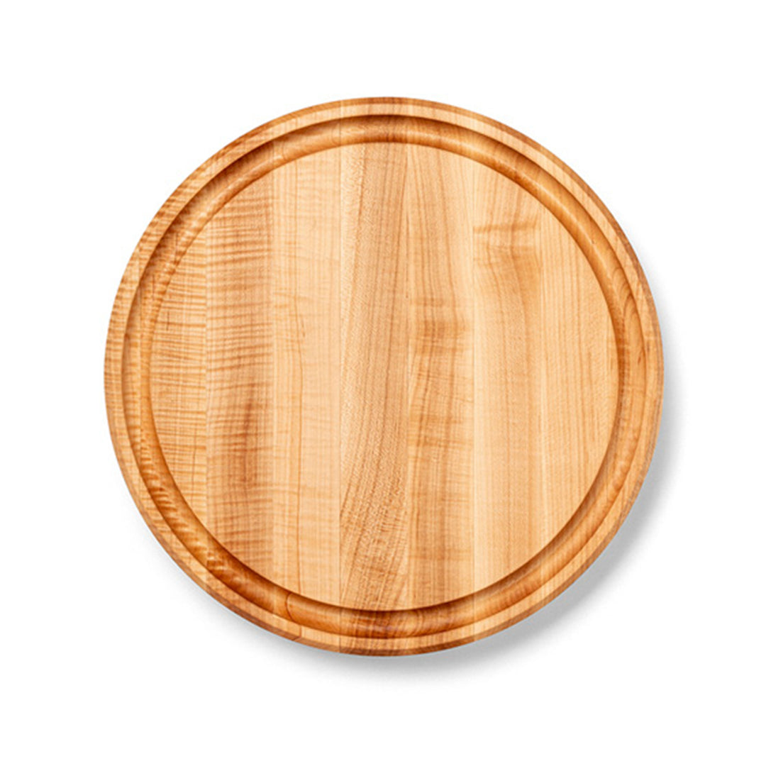 John Boos Round Maple Wood Cutting Board with Juice Groove, 15" x 15" x 1.75"