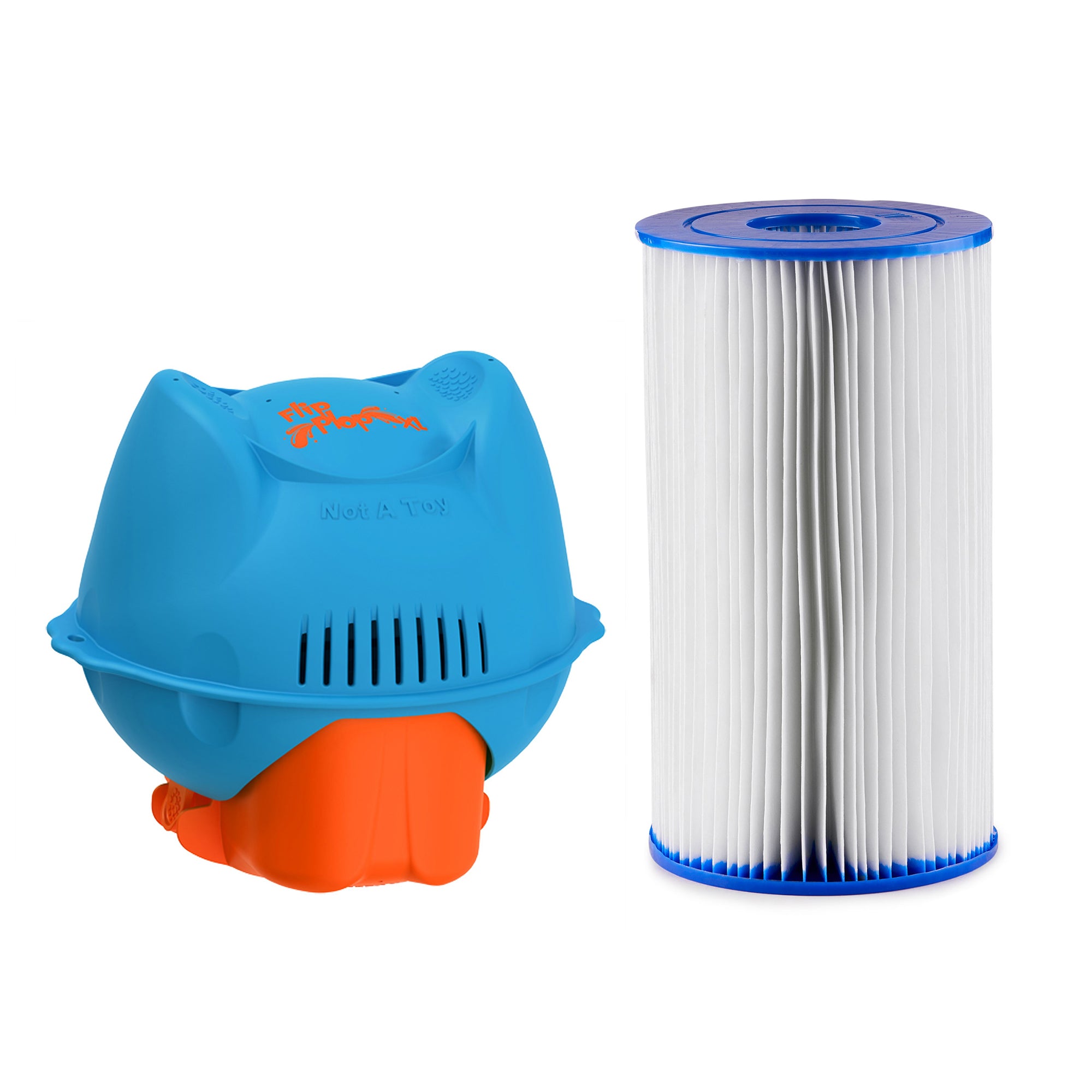 Hey! Cool Pool Flip Plop Pool Mineral Dispenser + Bestway Filter Pump Cartridge