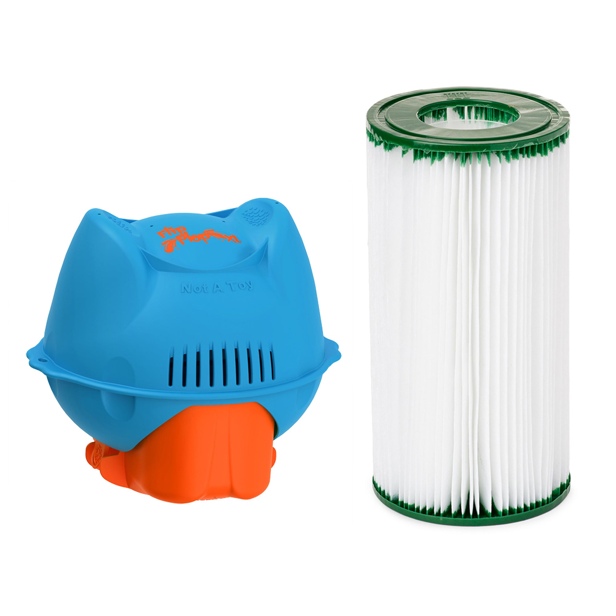 Hey! Cool Pool Flip Plop Pool Mineral Dispenser + Coleman Filter Pump Cartridge - VMInnovations