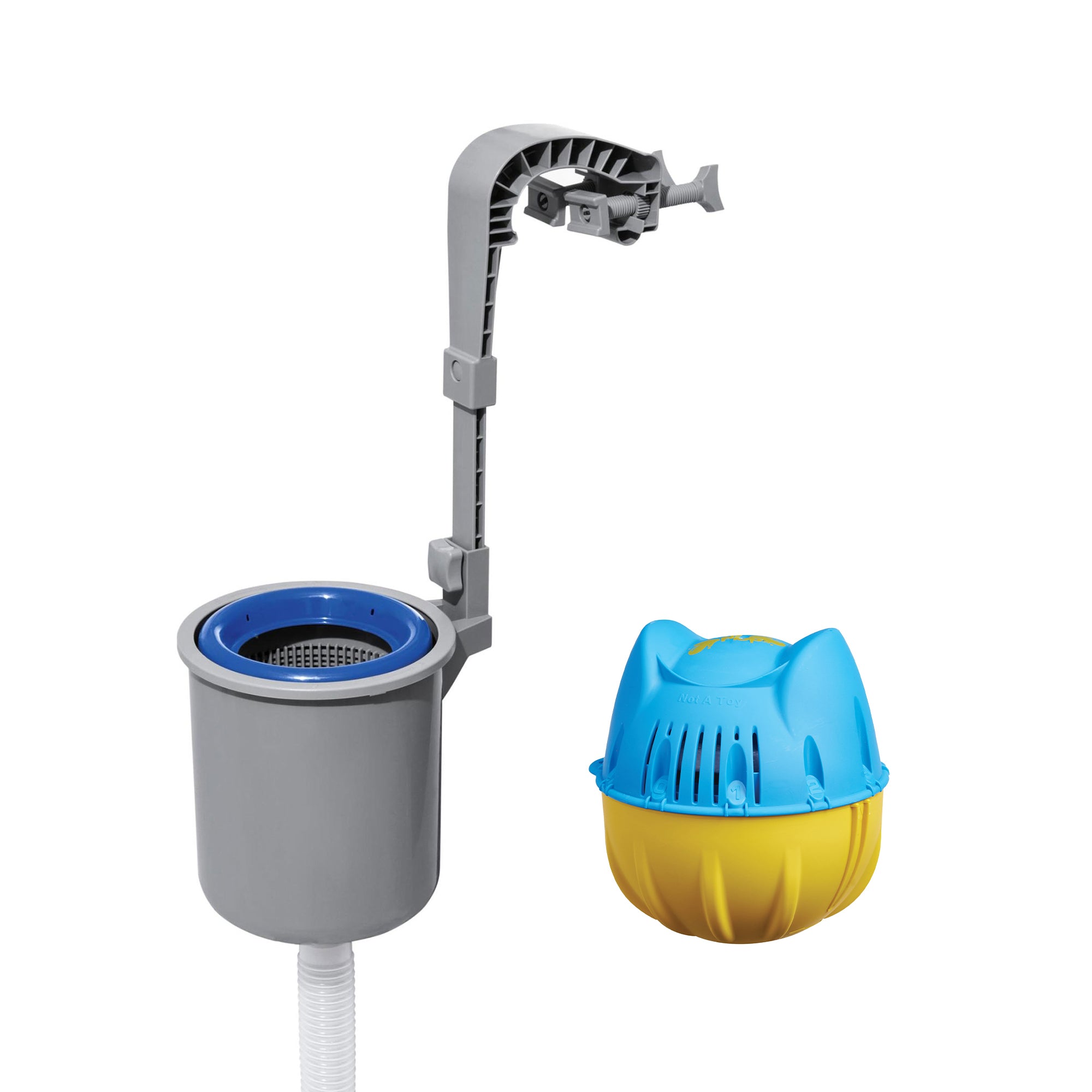 Hey! Cool Pool Flip Plop Mineral Swimming Pool Care w/ Bestway Surface Cleaner - VMInnovations