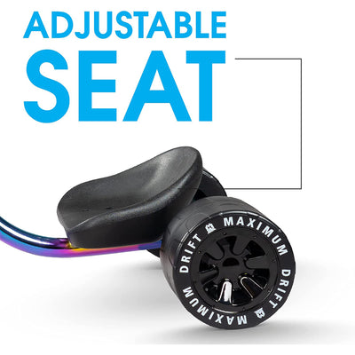 Madd Gear Neon Drifter Trike w/ Adjustable Seat for Boys & Girls 5-10, Neochrome