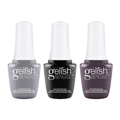 Gelish Terrific Trio, Matte and Gloss Duo Clear Coat & Mini Core Collection Set