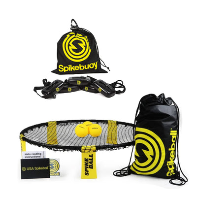Spikeball 3 Ball Kit with Adjustable Net and Spikeball Spikebuoy Pool Accessory - VMInnovations
