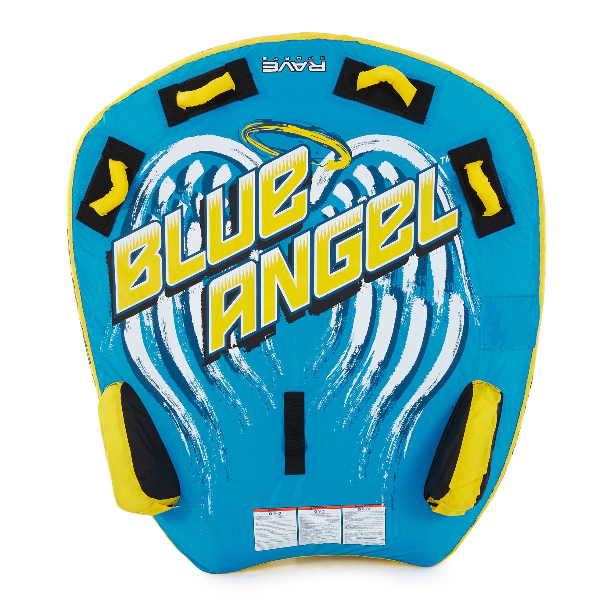 RAVE Sports Mass Frantic 4 Rider Towable Tube + Blue Angel 2 Rider Towable Tube