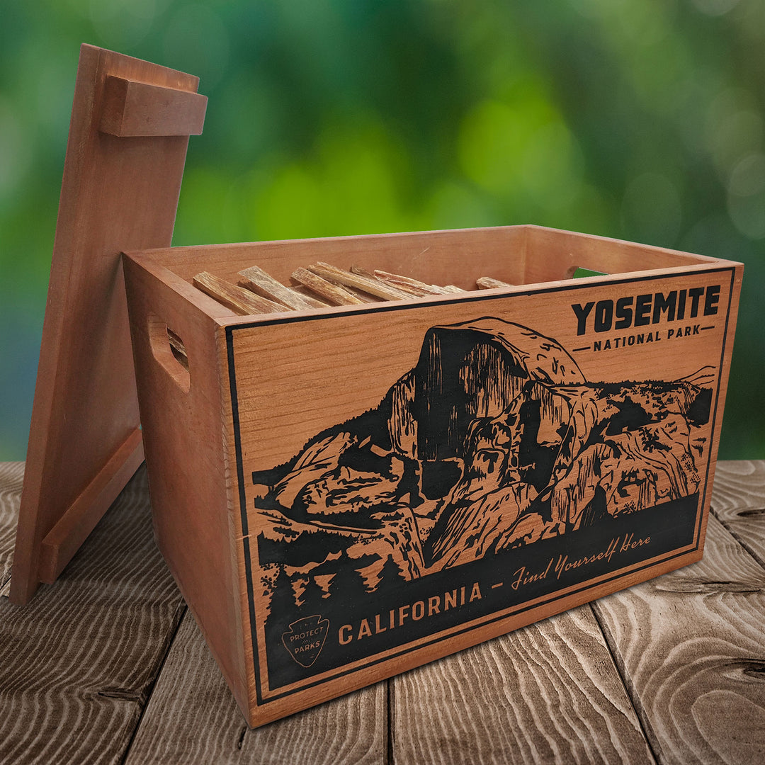 Betterwood Products Fatwood Firestarter w Wood Crate, Yosemite, 13 LB (Open Box)