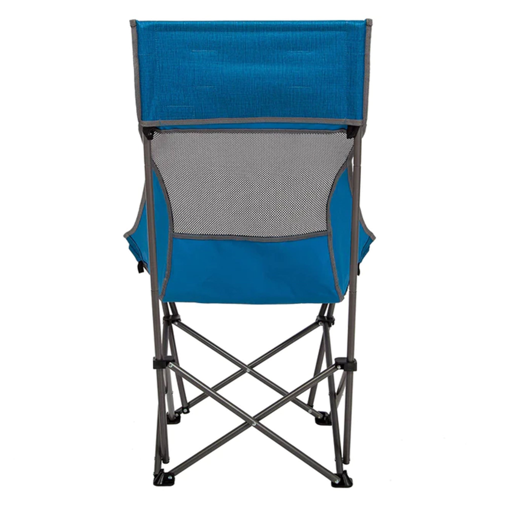 Mac Sports XP High Back Compact Camping Chair with High Quality Frame, Blue