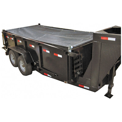 Buyers Products DTR7518 Vinyl Mesh Dump Body Tarp System, 18 x 7.5 Feet, Black