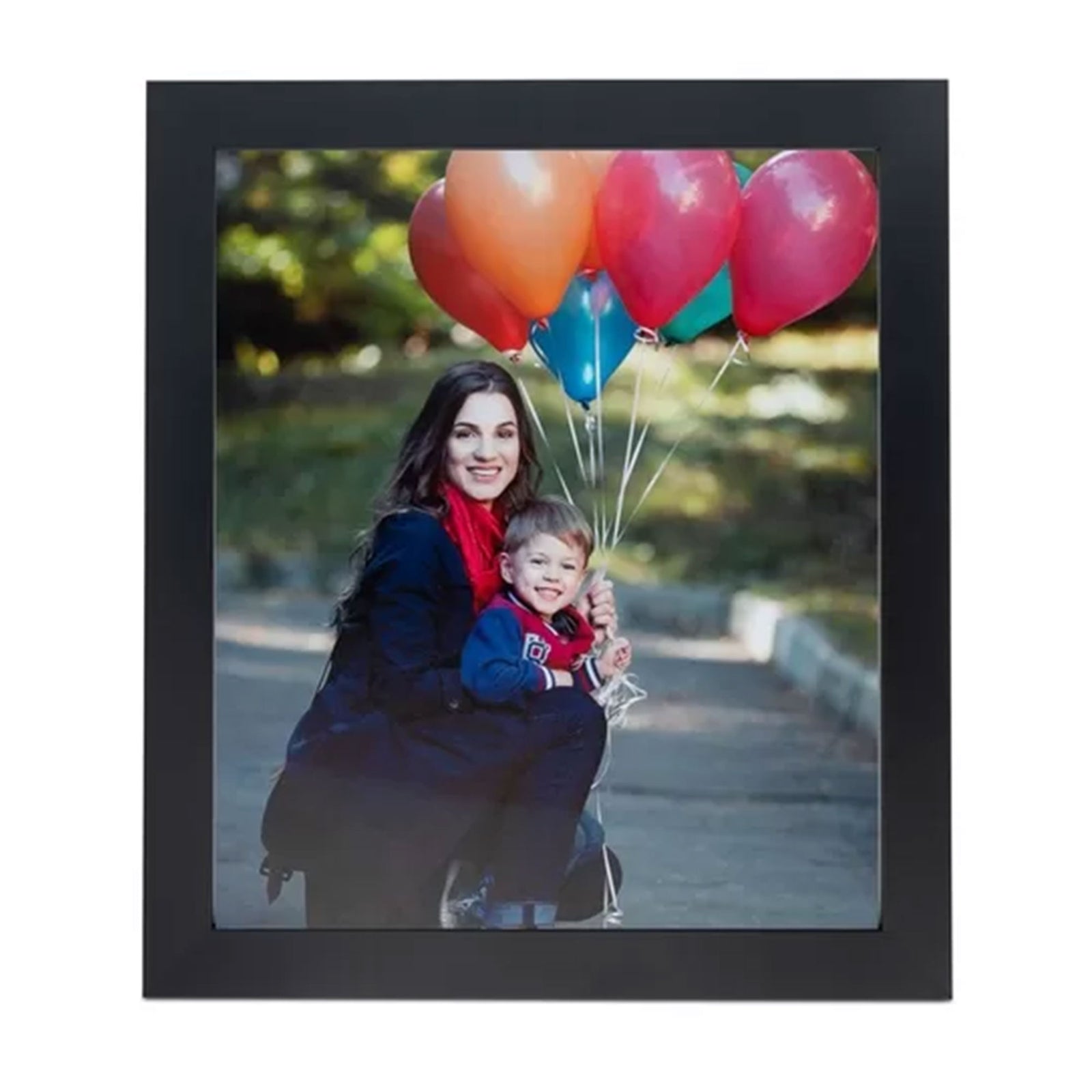 19x27 In Solid Wood Wall Hanging Picture Frame w/ Plexi Glass, Black (Open Box) - VMInnovations
