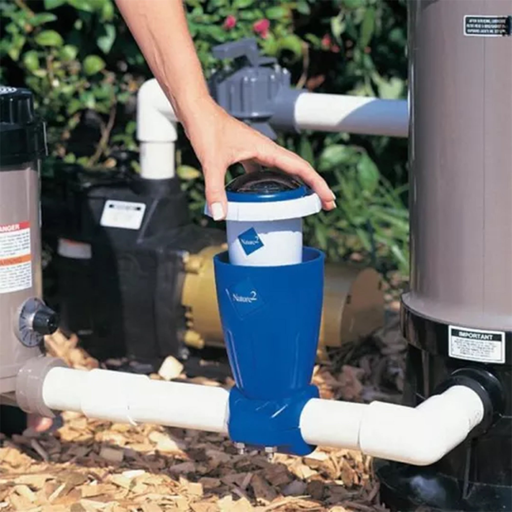 NATURE2 W28175 Express Above/In Ground Vessel Pool Mineral Sanitizer Cartridge (For Parts)
