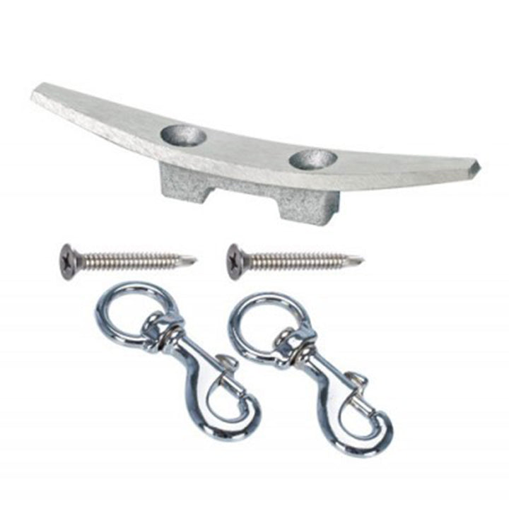 Concord American Flagpole Tapered Aluminum Traditional Pole Kit, Clear, 20 Feet - VMInnovations