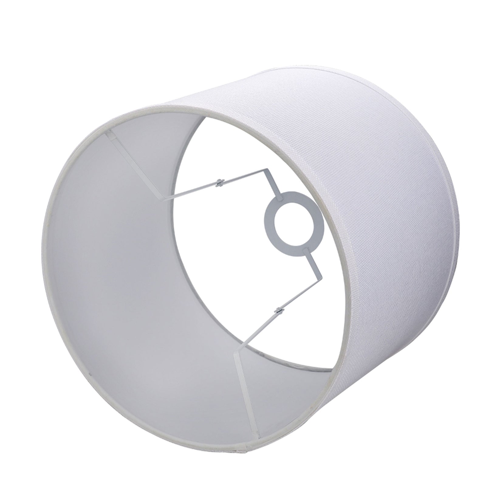 ALUCSET Fabric Drum Lampshades w/ Spider/UNO Dual Installation, (2) (Open Box) - VMInnovations