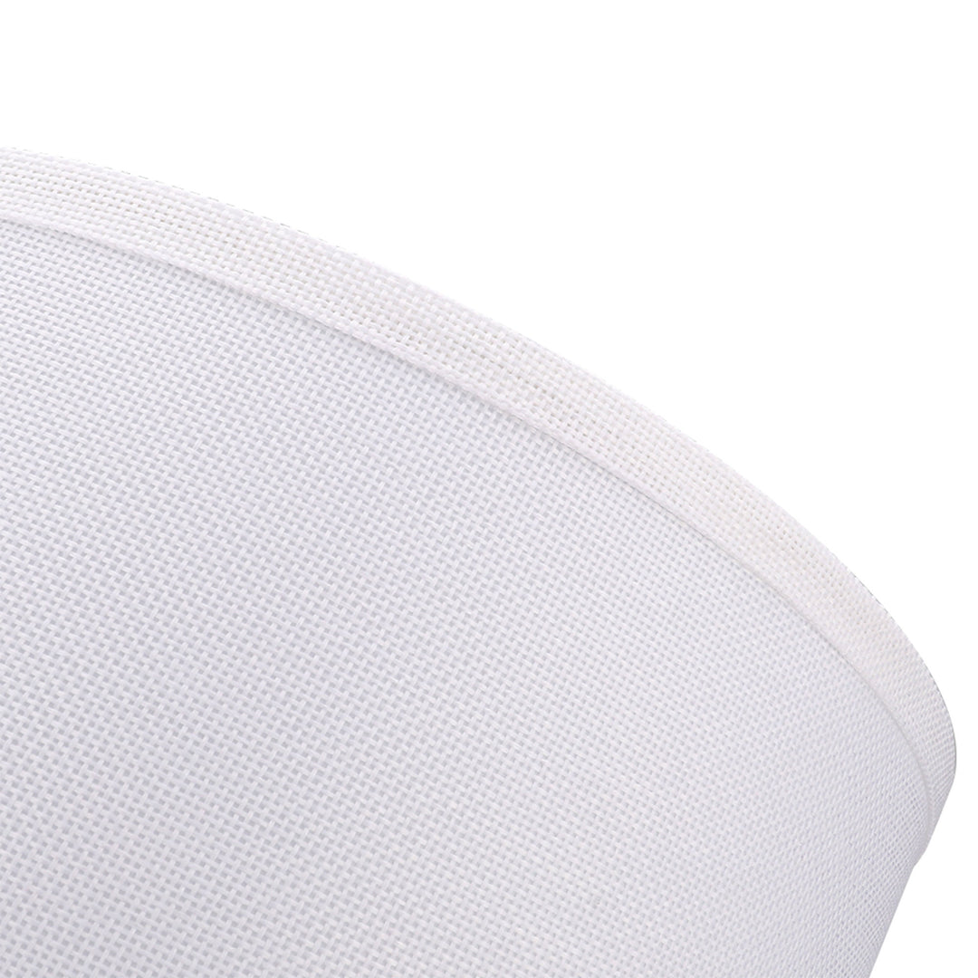 ALUCSET Fabric Drum Lampshades w/ Spider/UNO Dual Installation, (2) (Open Box) - VMInnovations