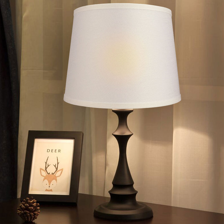 ALUCSET Fabric Drum Lampshades w/ Spider/UNO Dual Installation, (2) (Open Box) - VMInnovations