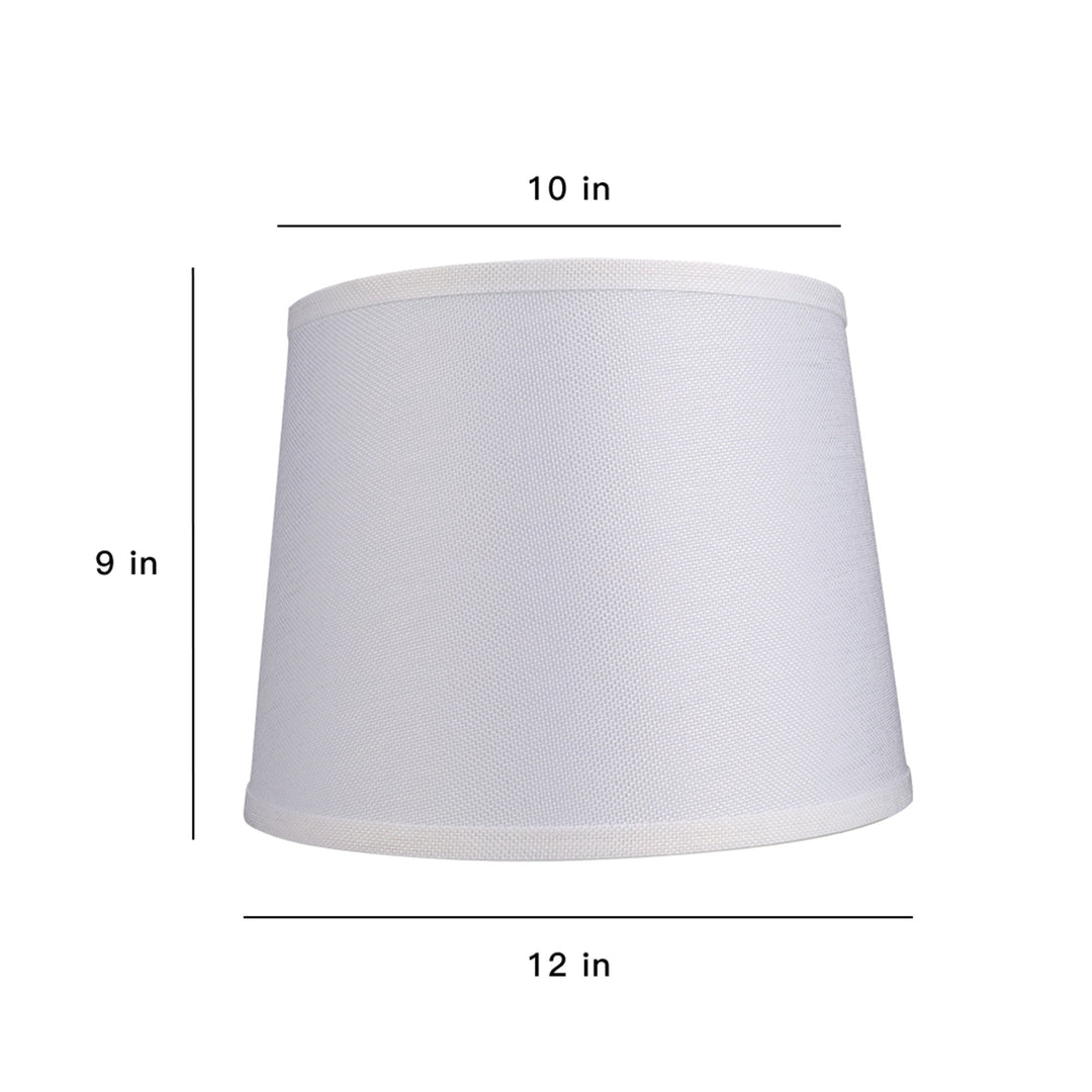 ALUCSET Fabric Drum Lampshades w/ Spider/UNO Dual Installation, (2) (Open Box) - VMInnovations