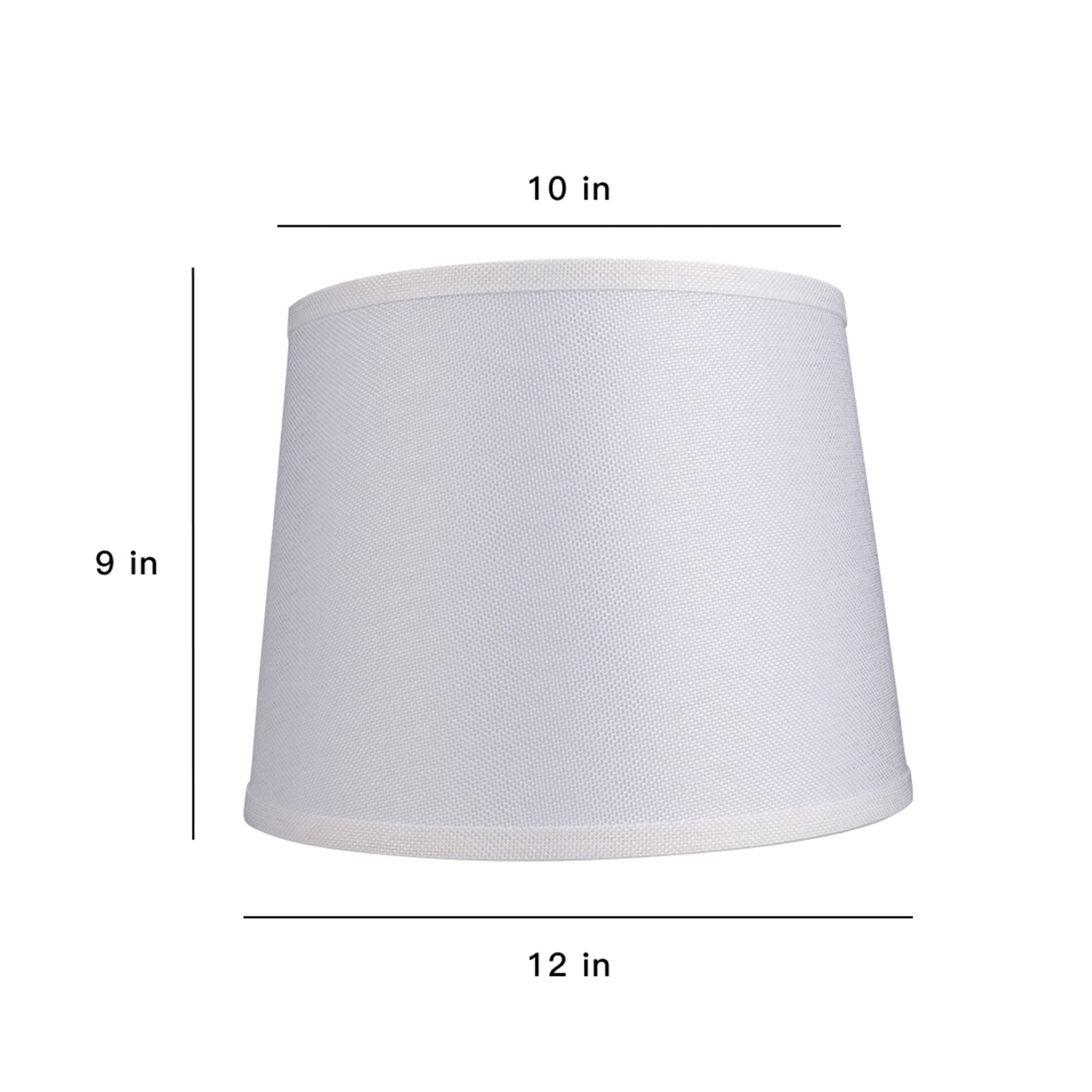 ALUCSET Fabric Drum Lampshades w/ Spider/UNO Dual Installation, (2) (Open Box) - VMInnovations