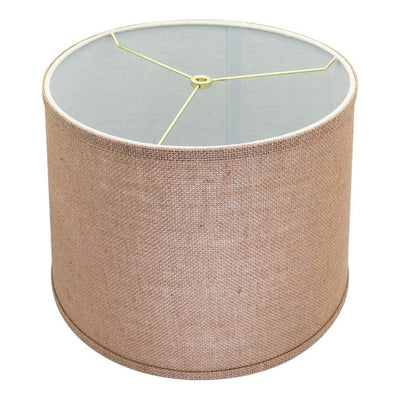 ALUCSET Burlap Drum Lampshades for Table Lamps and Floor Lights (Open Box) - VMInnovations