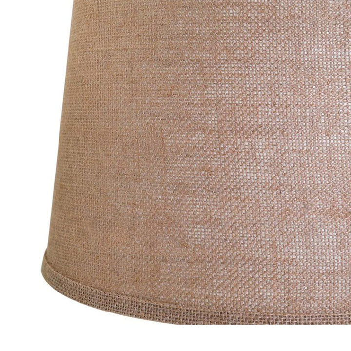 ALUCSET Burlap Drum Lampshades for Table Lamps and Floor Lights (Open Box)