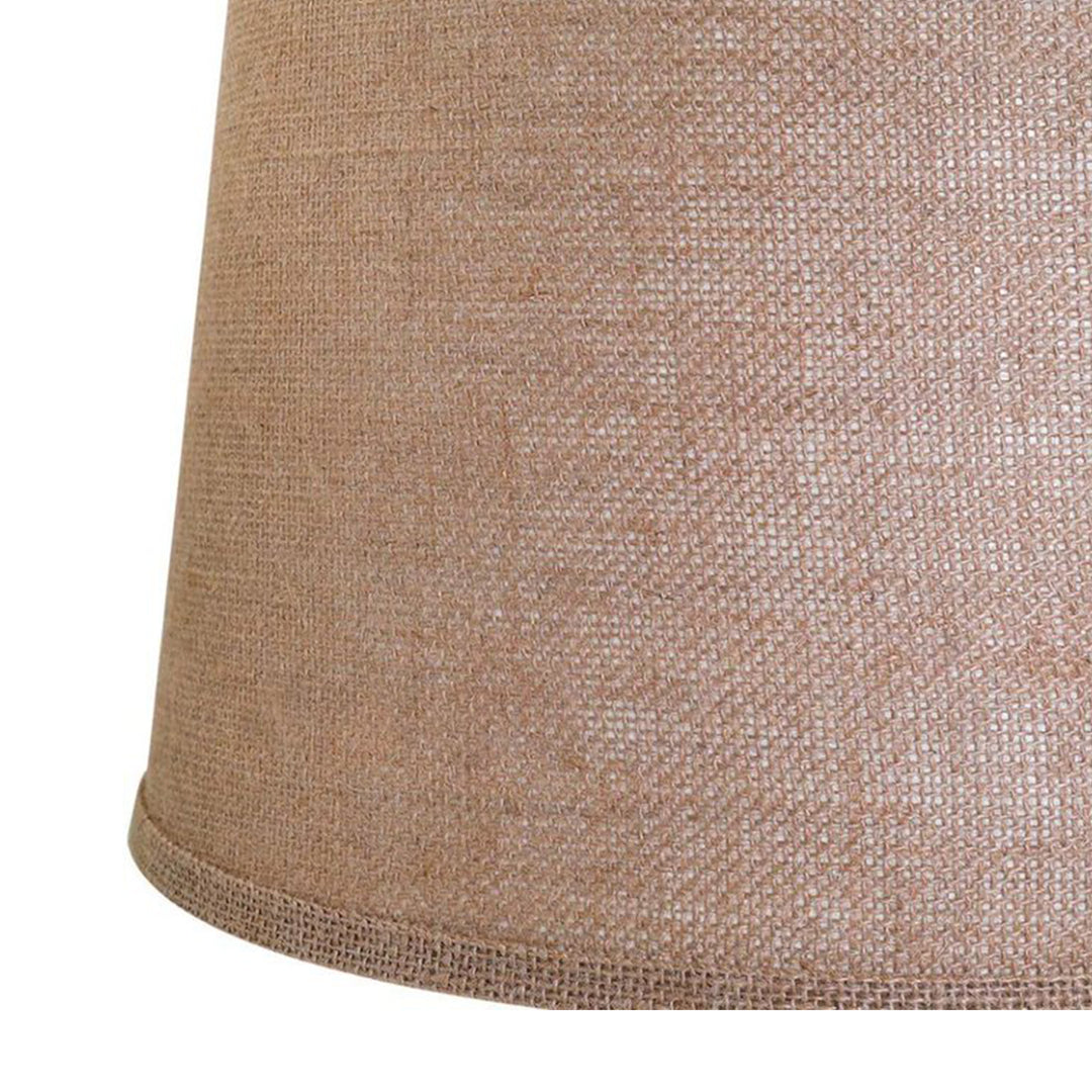 ALUCSET Burlap Lampshades for Lamps and Floor Lights, Set of 2, Brown (Used)