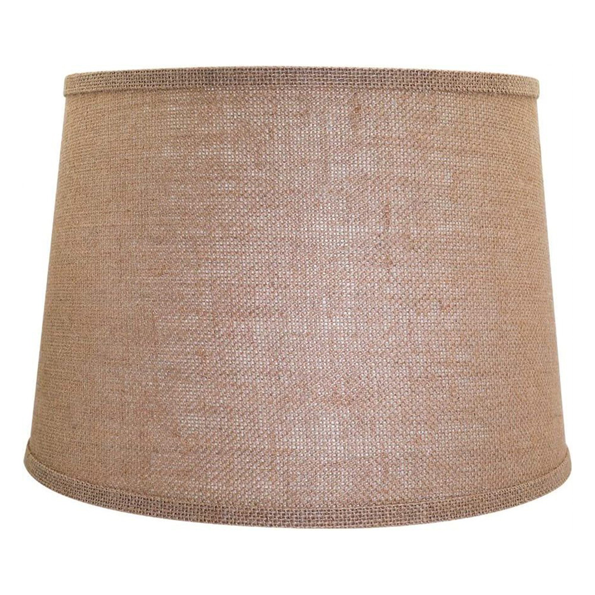 ALUCSET Burlap Drum Lampshades for Table Lamps and Floor Lights (Open Box) - VMInnovations