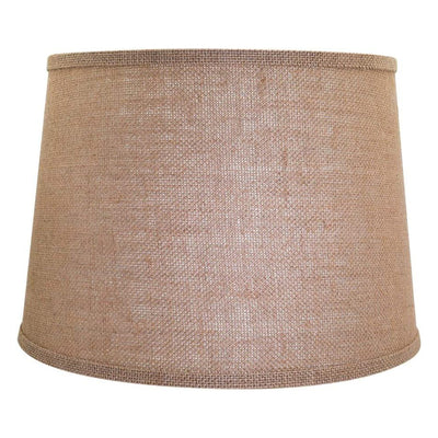 ALUCSET Burlap Drum Lampshades for Table Lamps and Floor Lights (Open Box) - VMInnovations