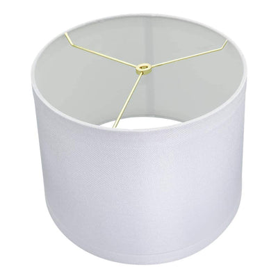 ALUCSET Drum Lampshades for Table Lamps/Floor Lights, Set of 2, White (Open Box) - VMInnovations