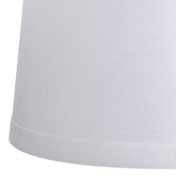 ALUCSET Drum Lampshades for Table Lamps/Floor Lights, Set of 2, White (Open Box)