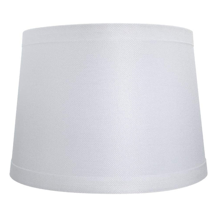 ALUCSET Drum Lampshades for Table Lamps/Floor Lights, Set of 2, White (Open Box)