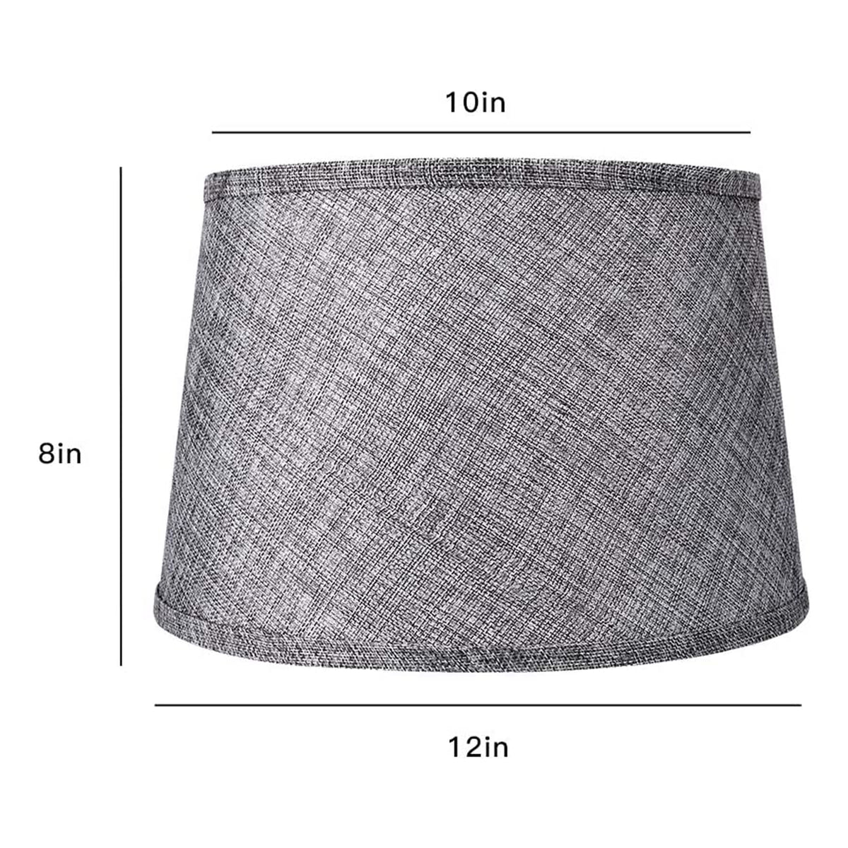 ALUCSET Fabric Drum Lampshades for Table Lamps and Floor Lights (Open Box)