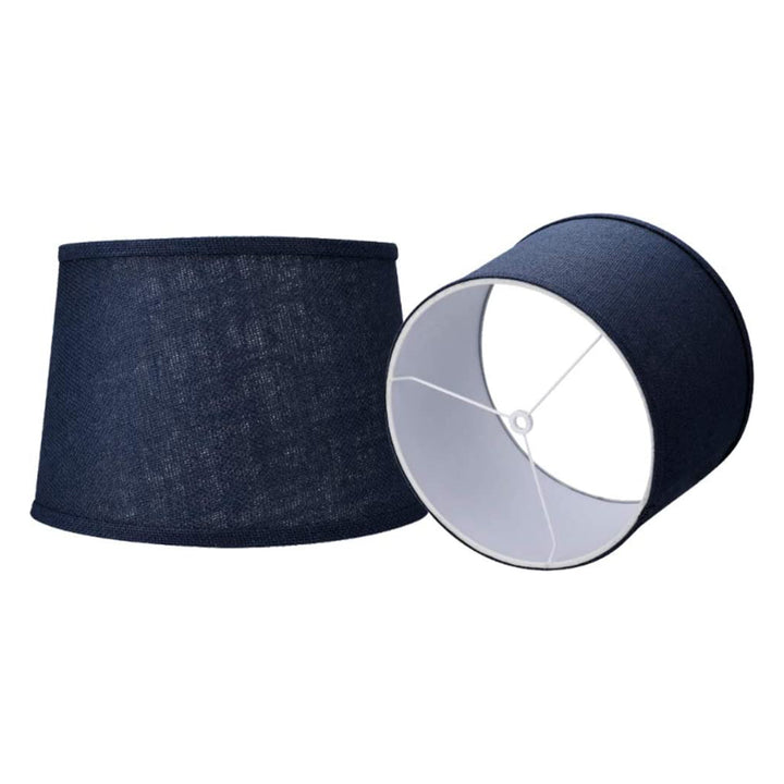 ALUCSET Fabric Drum Lampshades for  Lamps and Floor Lights, Set of 2 (Open Box)