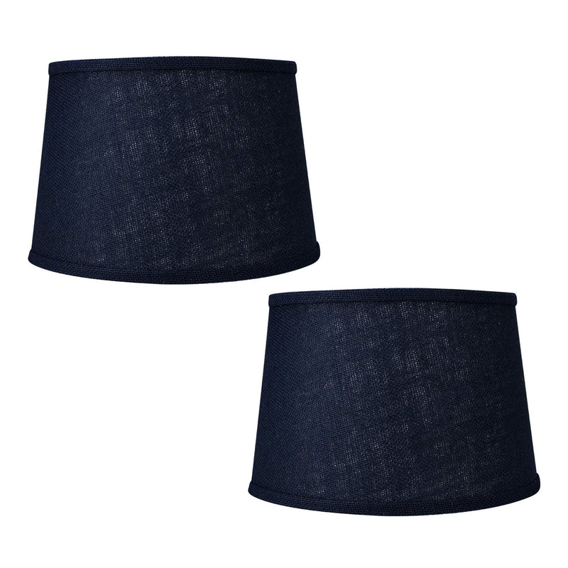 ALUCSET Fabric Drum Lampshades for  Lamps and Floor Lights, Set of 2 (Open Box)