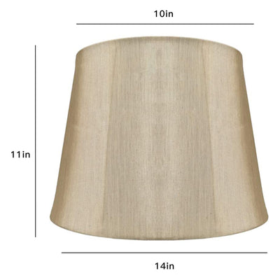 ALUCSET Linen Drum Lampshades with Spider Installation, Set of 2 (Open Box) - VMInnovations