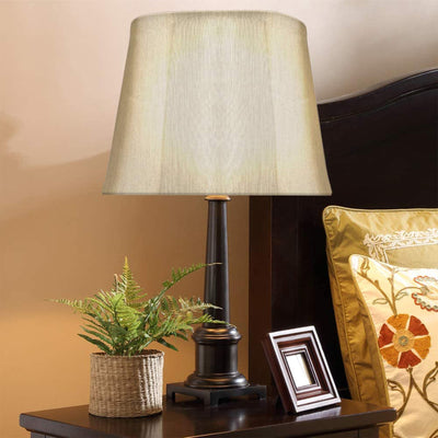 ALUCSET Linen Drum Lampshades with Spider Installation, Set of 2 (Open Box) - VMInnovations