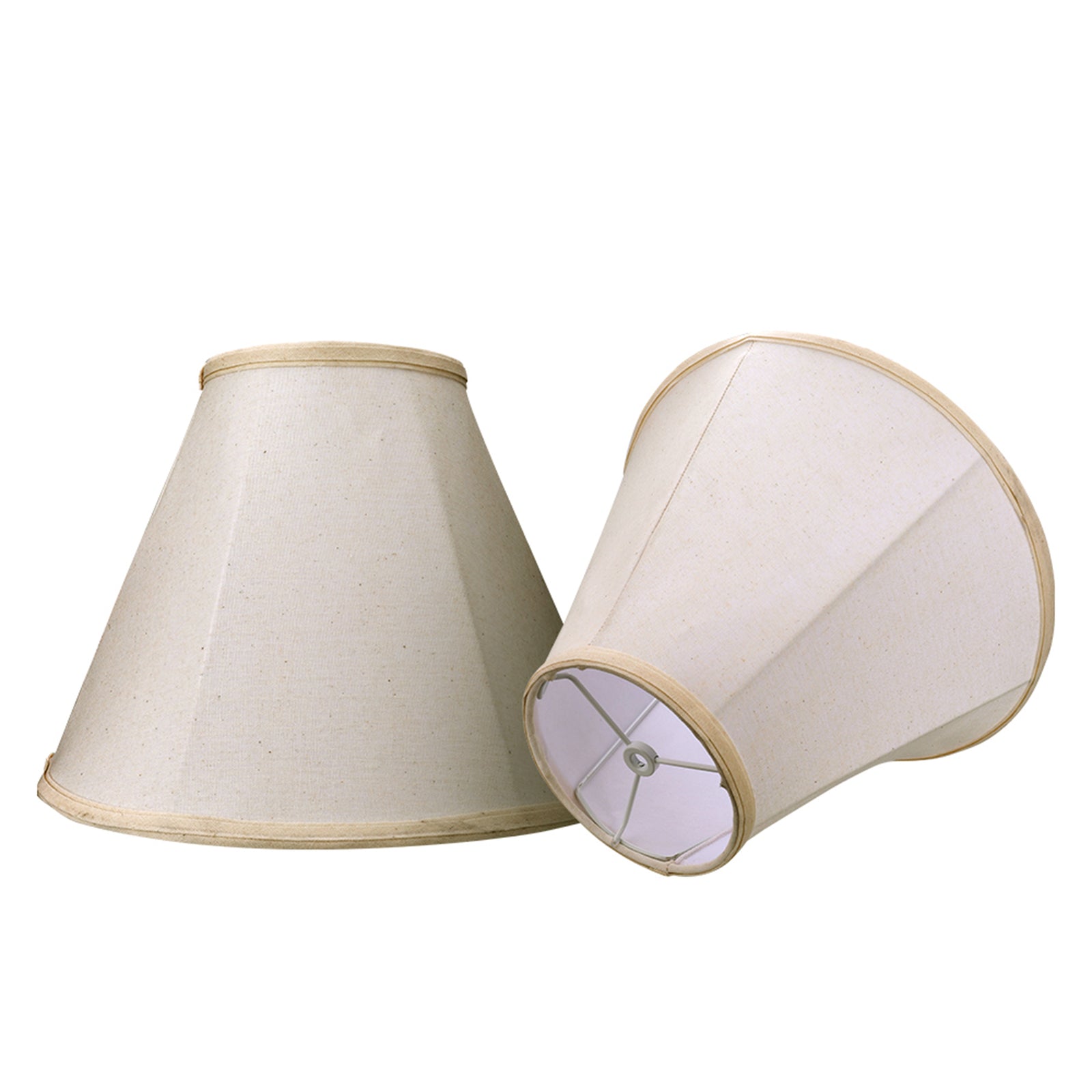 ALUCSET Foldable Bell Lampshades with Spider Installation, Set of 2 (Open Box) - VMInnovations