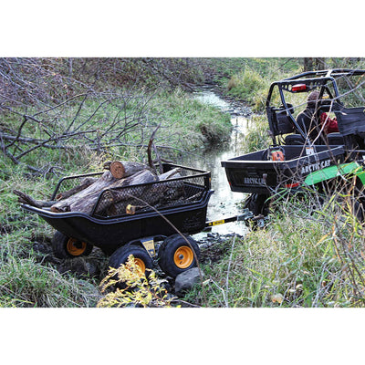 Polar Trailer Steel Frame Tandem Axle Trailer w/ Rugged Wheels (Open Box)