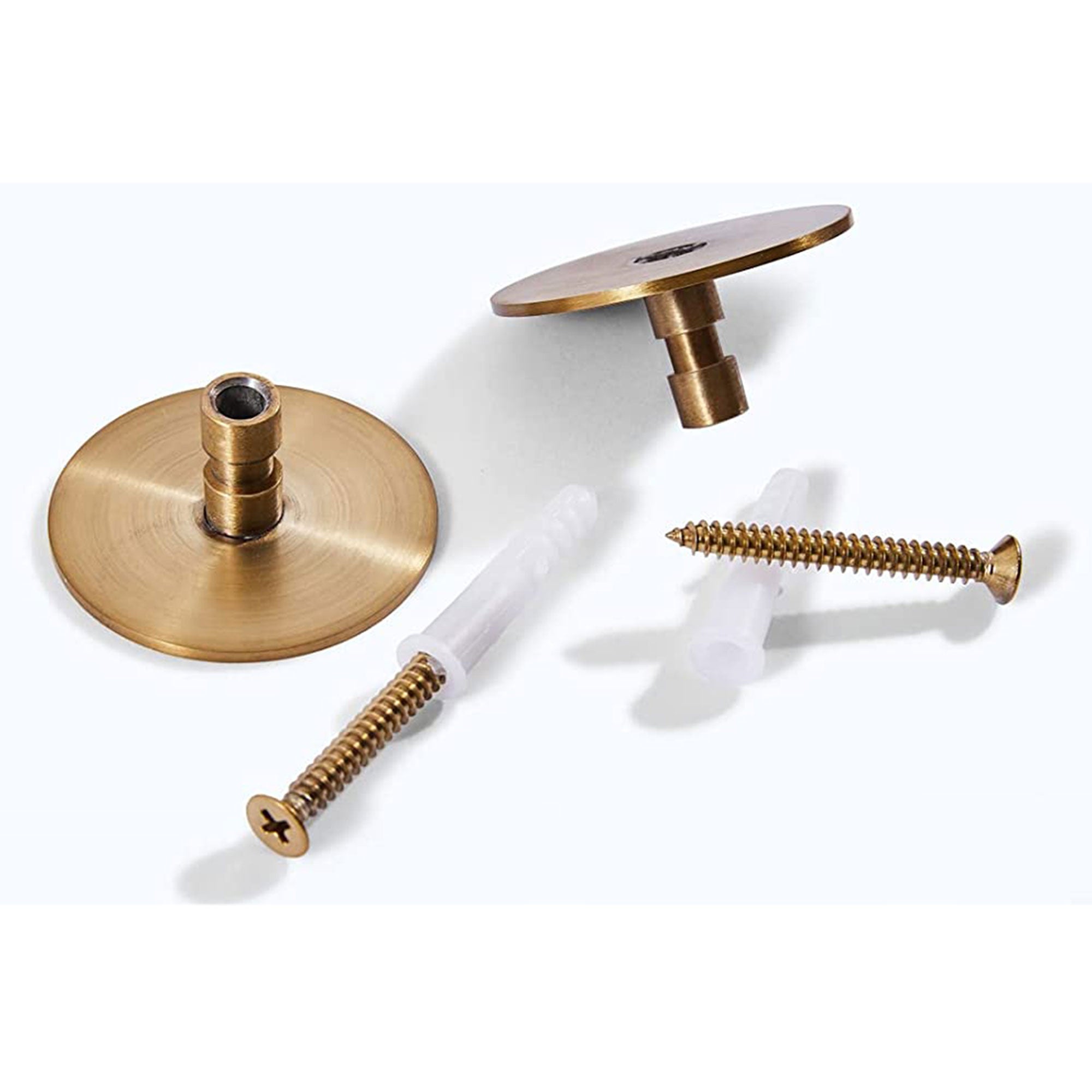 ANDY STAR  22x34 Inch Oval Wall Hanging Bathroom Mirror, Brushed Gold (Open Box) - VMInnovations