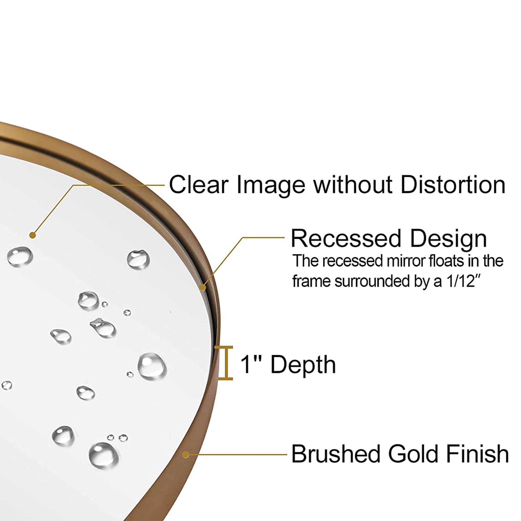 ANDY STAR 25 x 38 Oval Pivoting Adjustable Vanity Mirror w/Steel Frame(Open Box) - VMInnovations