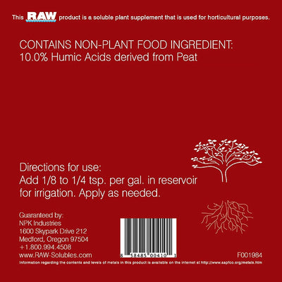 NPK Industries RAW Full Up Peat Moss, Flowable Soil Amending Additive, 2 Pounds