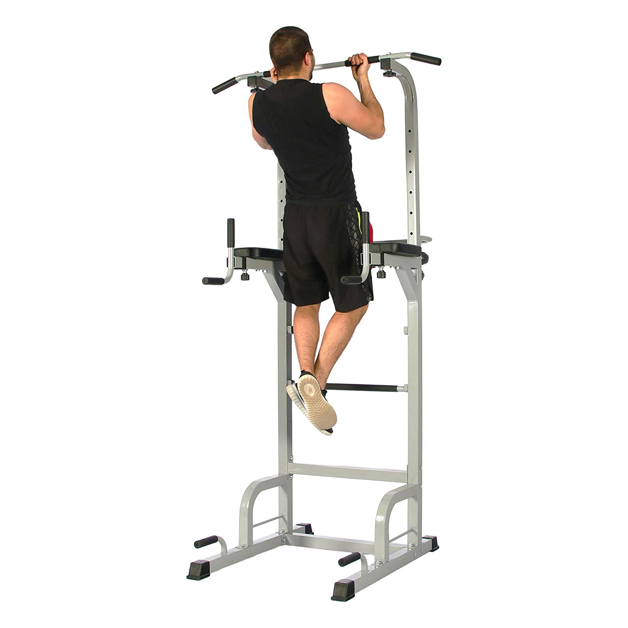 Everyday Essentials Power Tower w/ Push-Up, Pull-Up & Workout Dip Station (Used)