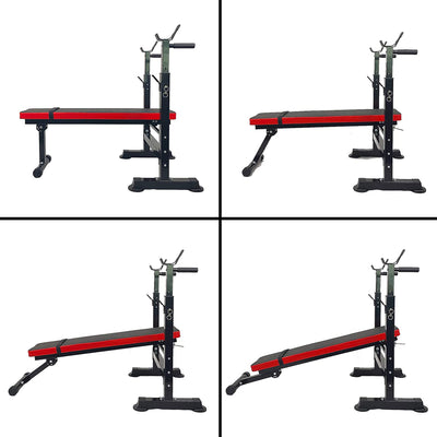 BalanceFrom Multifunctional Adjustable Workout Station with Squat Rack(Open Box)