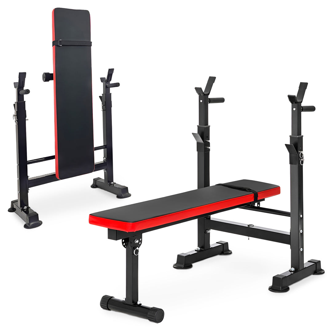 BalanceFrom Fitness Multifunctional Adjustable Workout Station with Squat Rack