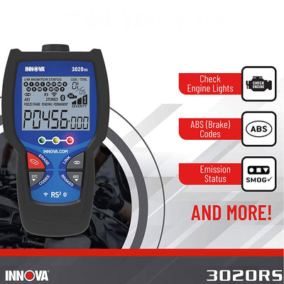 INNOVA 3020RS FixAssist Bluetooth Code Reader Vehicle Diagnostic Scanner Tool