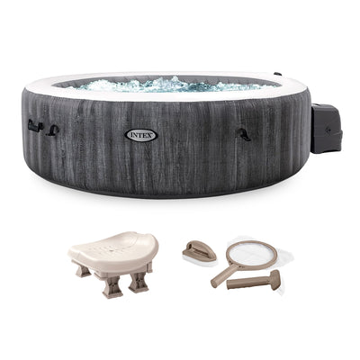 Intex PureSpa Plus Inflatable Hot Tub, Maintenance Accessories & Inflatable Seat - VMInnovations