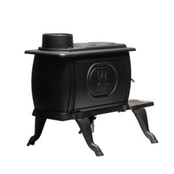 US Stove Company 900 Square Ft Clean Burning Cast Iron Wood Stove (Open Box)