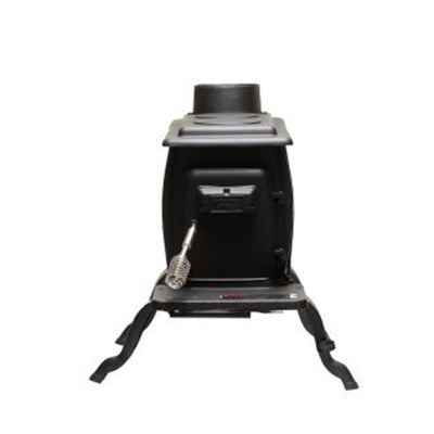 Rustic 900 Square Foot Clean Burning Cast Iron Log Wood Stove (Used)