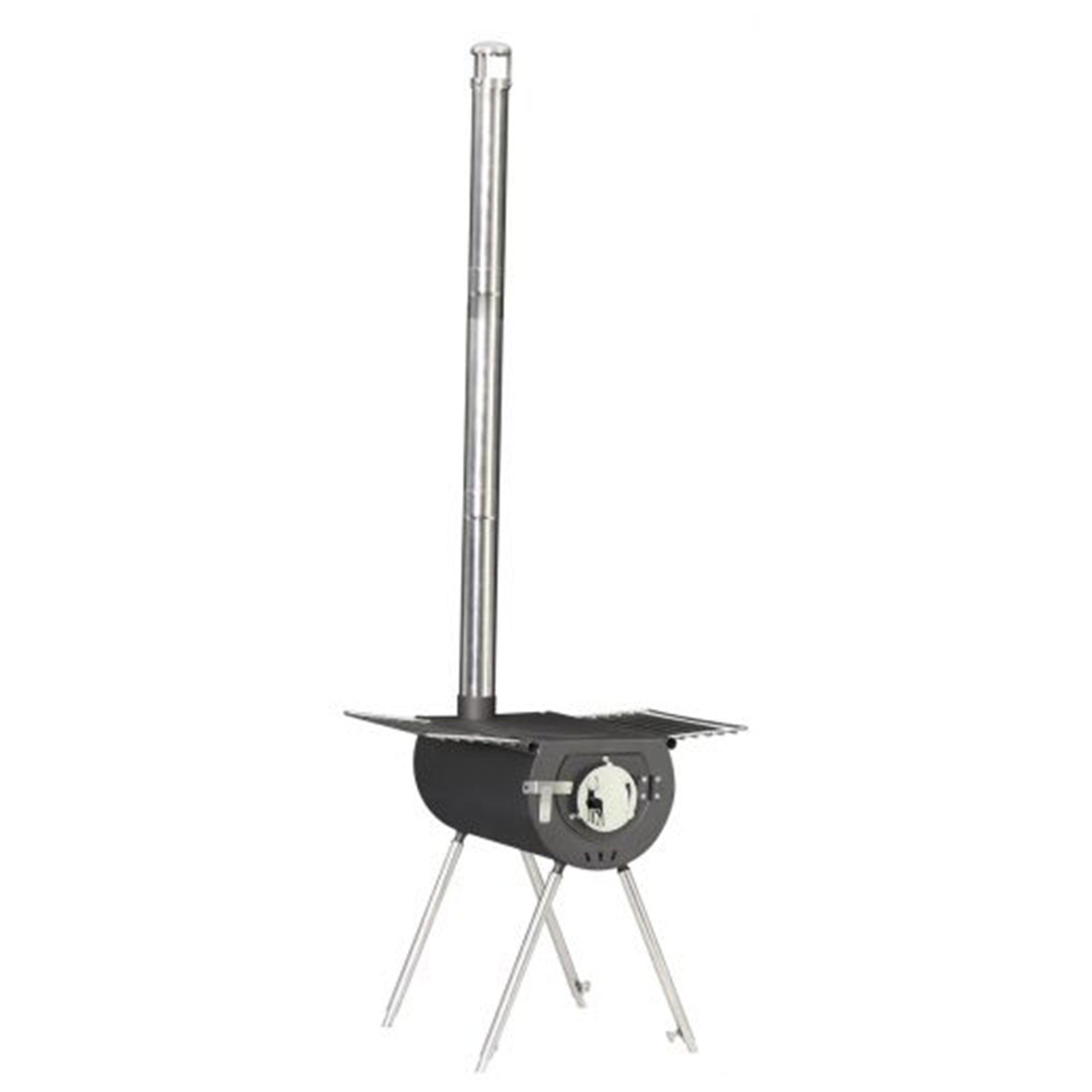 US Stove Company Caribou Backpacker 14 Inch Camp Stove with Extendable Legs - VMInnovations