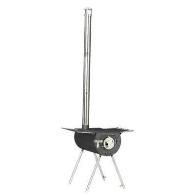 US Stove Company Caribou Backpacker 14 Inch Camp Stove with Extendable Legs - VMInnovations