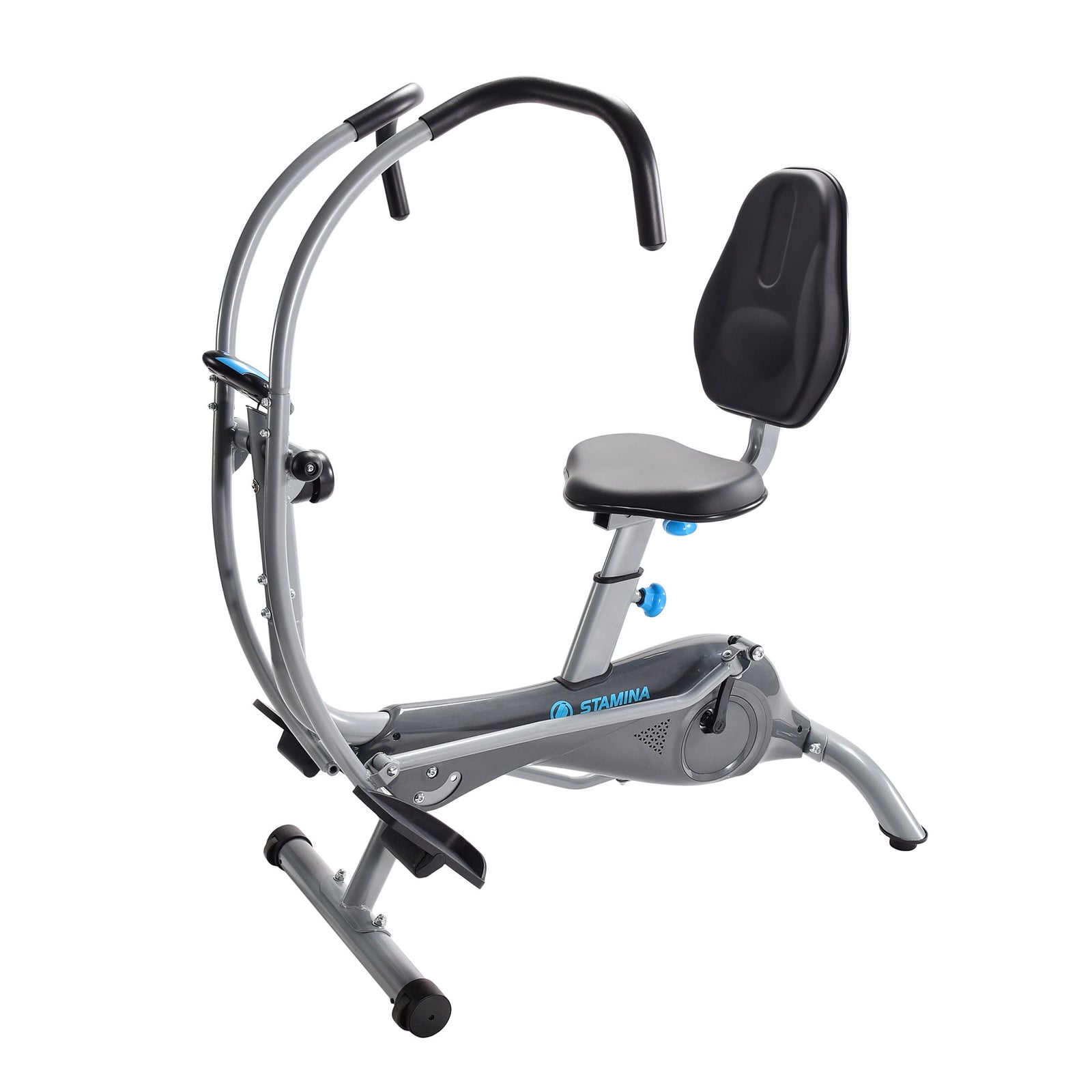 Stamina Easy Step Smart Recumbent Stepper Exercise Machine with Arm Exerciser - VMInnovations