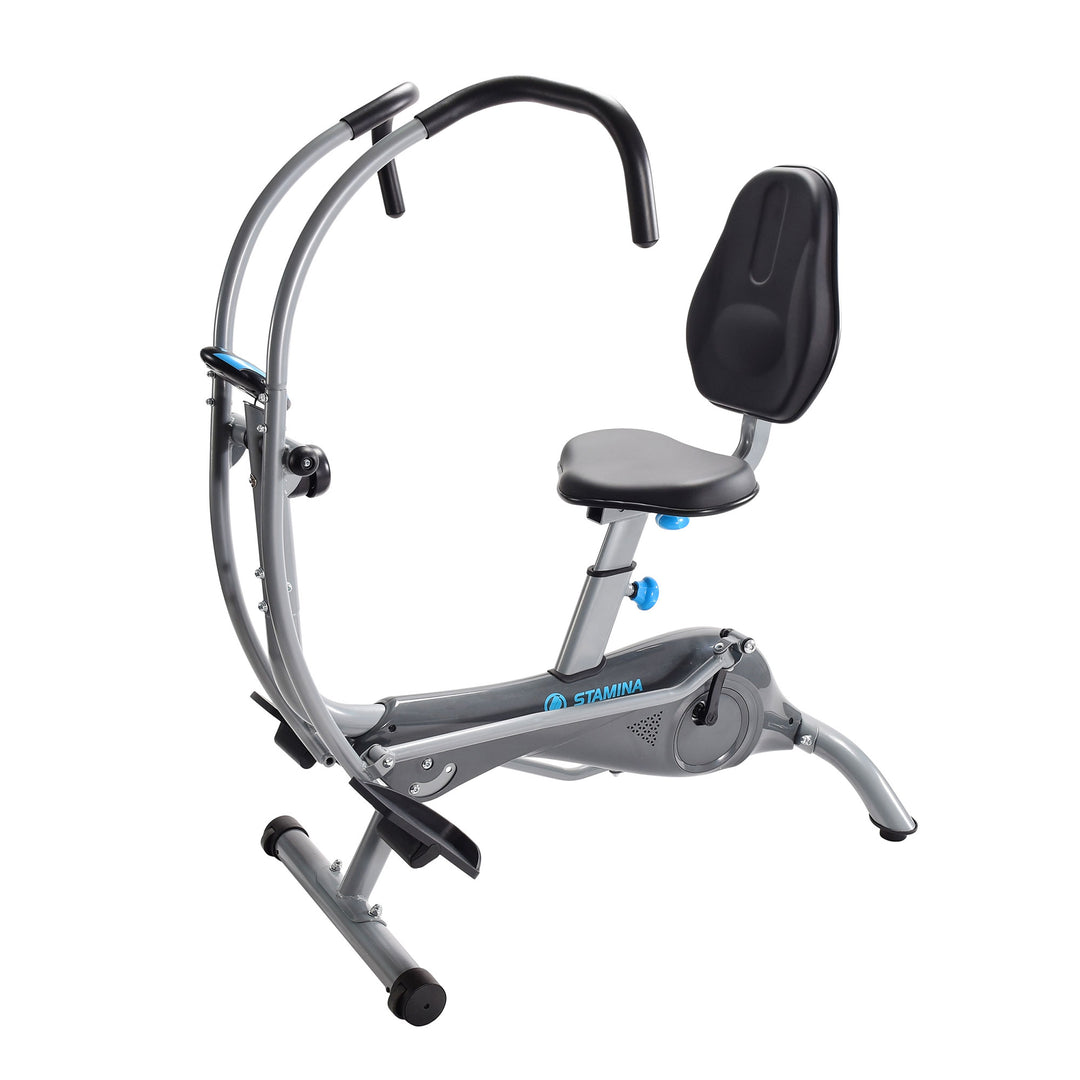 Stamina Easy Step Smart Recumbent Stepper Machine with Arm Exerciser (Used) - VMInnovations