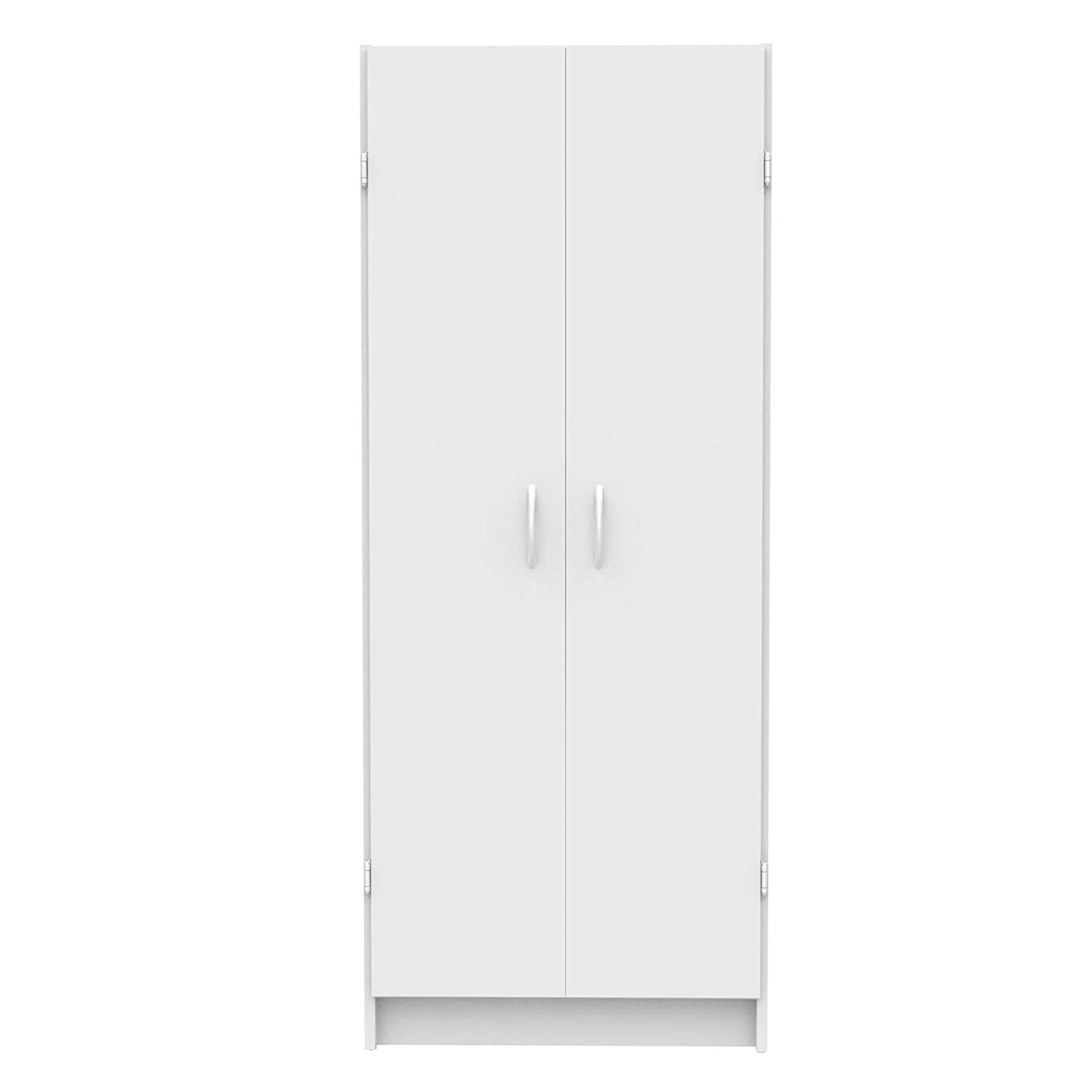 ClosetMaid 896700 12.5 x 24 x 59.5 Inch Adjustable 4 Shelf Pantry Cabinet, White - VMInnovations